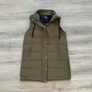 Zara Size L long vest
